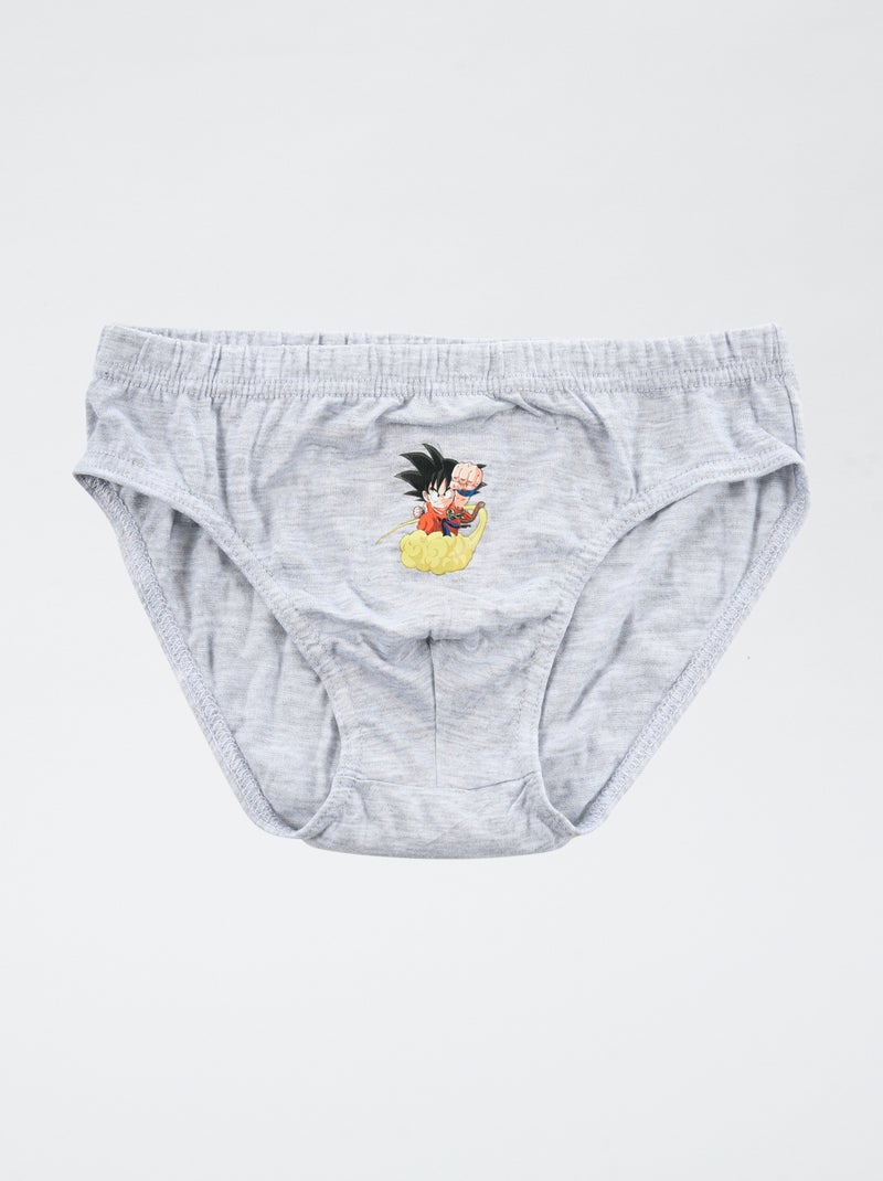 Lot de 3 slips 'Dragonball'  en coton Bleu - Kiabi