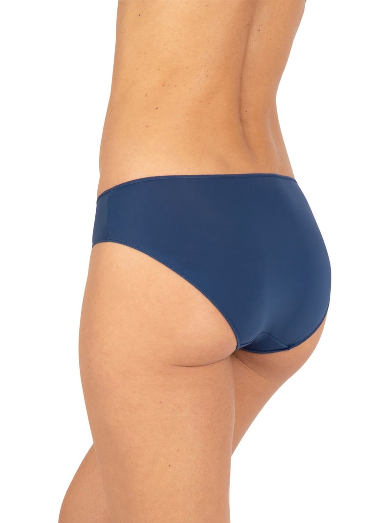 Lot de 3 slips en microfibre LES TRIOS Bleu - Kiabi
