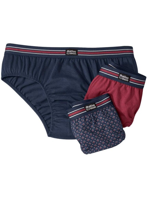 Lot de 3 Slips Fantaisie - ATLAS FOR MEN - Kiabi Lot de 3 Slips Fantaisie - ATLAS FOR MEN - Kiabi