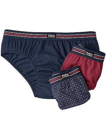 Lot de 3 slips fantaisie - atlas for men