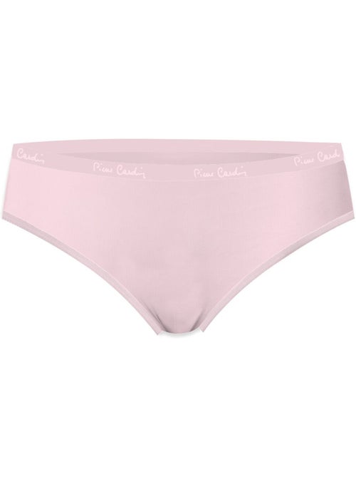 Lot de 3 slips femme en coton uni et imprimé ceinture fine 2cm bgp pierre cardin - Kiabi Lot de 3 slips femme en coton uni et imprimé ceinture fine 2cm bgp pierre cardin - Kiabi