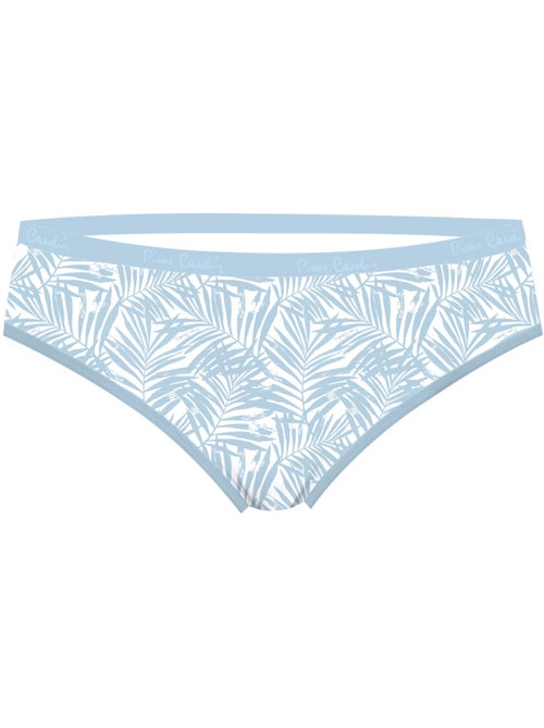 Lot de 3 slips femme en coton uni et imprimé ceinture fine 2cm pck1 pierre cardin - Kiabi Lot de 3 slips femme en coton uni et imprimé ceinture fine 2cm pck1 pierre cardin - Kiabi