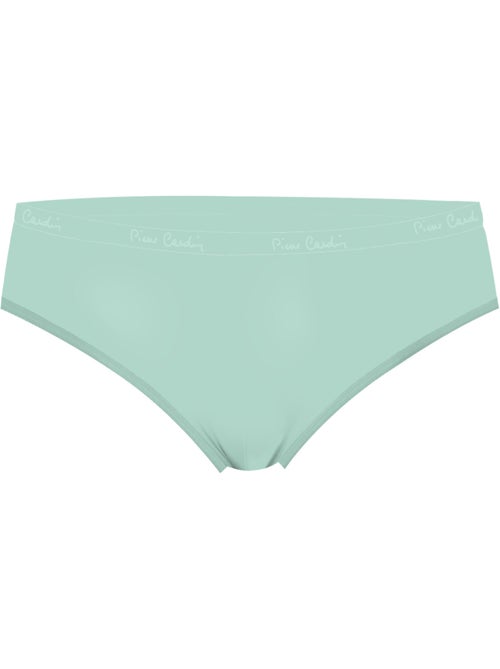 Lot de 3 slips femme en coton uni et imprimé ceinture fine 2cm pck12 pierre cardin - Kiabi Lot de 3 slips femme en coton uni et imprimé ceinture fine 2cm pck12 pierre cardin - Kiabi