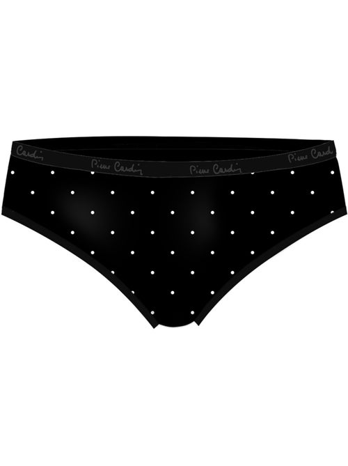 Lot de 3 slips femme en coton uni et imprimé ceinture fine 2cm pck6 pierre cardin - Kiabi Lot de 3 slips femme en coton uni et imprimé ceinture fine 2cm pck6 pierre cardin - Kiabi