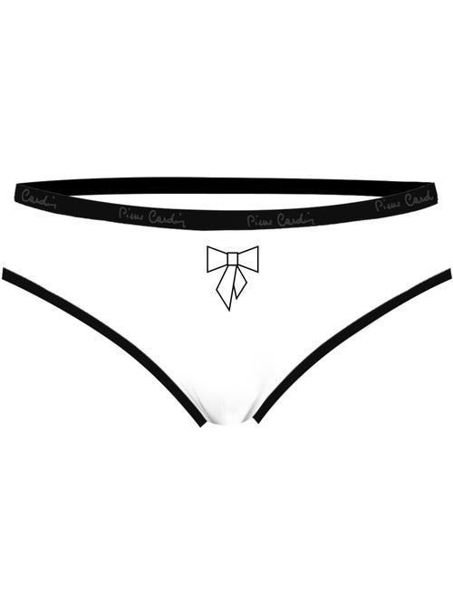 Lot de 3 slips femme en coton uni et imprimé ceinture fine 2cm pck6 pierre cardin - Kiabi Lot de 3 slips femme en coton uni et imprimé ceinture fine 2cm pck6 pierre cardin - Kiabi