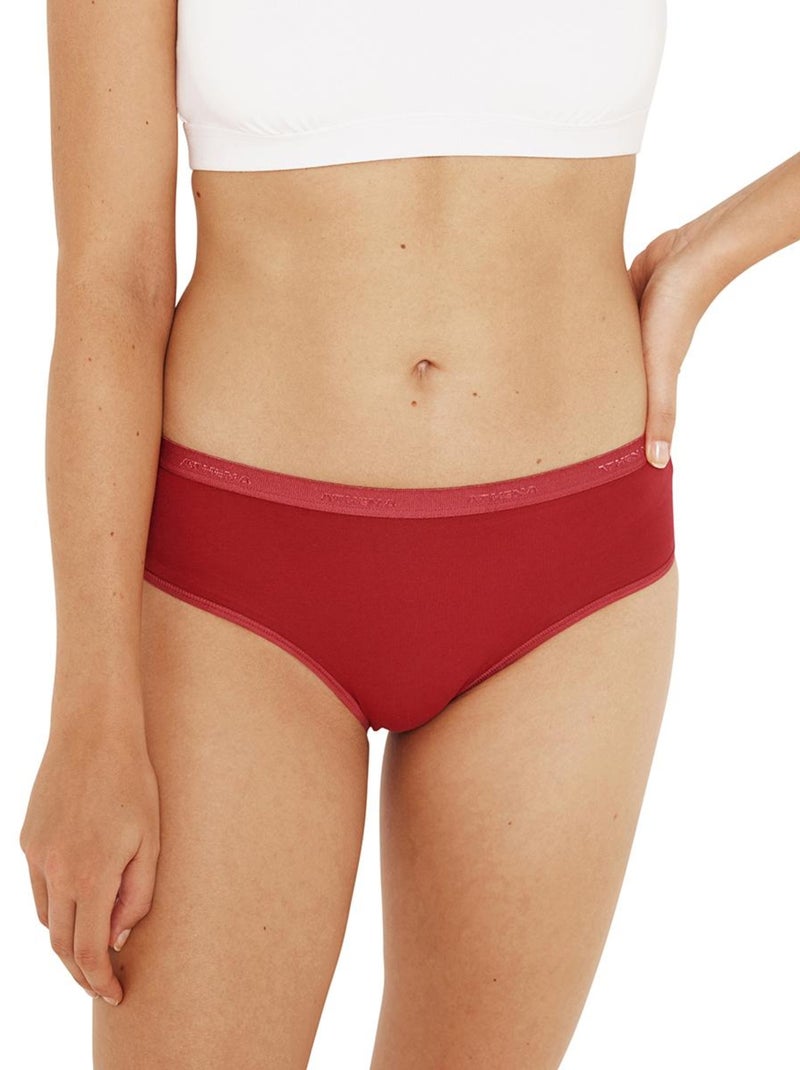 Lot de 3 slips femme Mode Rouge clair - Kiabi