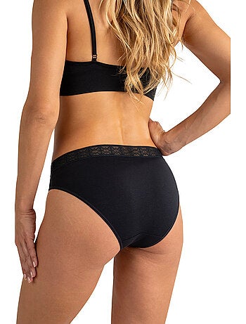 Lot de 3 slips femme trio dentelle athena