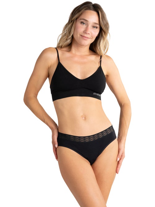 Lot de 3 slips femme trio dentelle athena - Kiabi