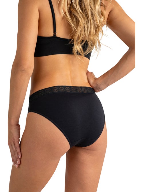 Lot de 3 slips femme trio dentelle athena - Kiabi