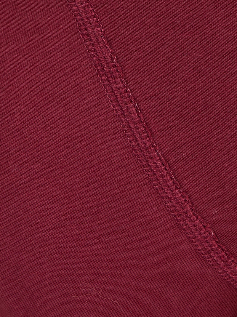 Lot de 3 slips fermés coton biologique majoritaire - Damart Rouge - Kiabi