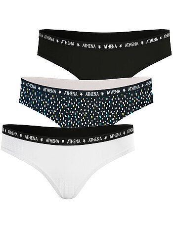 Lot de 3 slips fille Eco Pack Athena