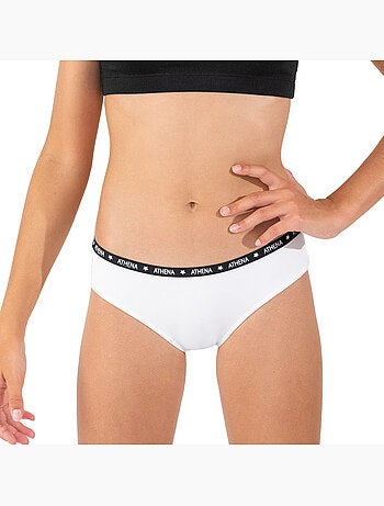 Lot de 3 slips fille Ecopack Athena