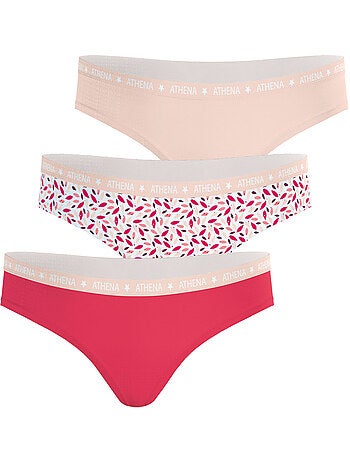 Lot de 3 slips fille Ecopack Girl Mode Athena Fille