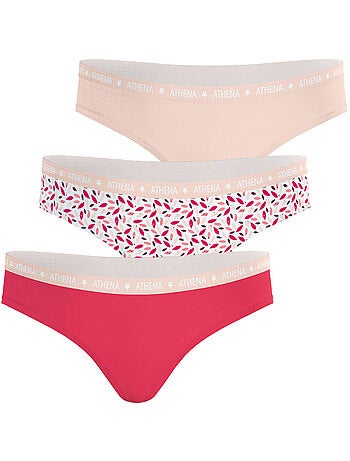 Lot de 3 slips fille Eco Pack Athena