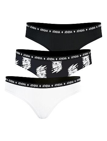Lot de 3 slips fille Ecopack Girl Mode Athena Fille