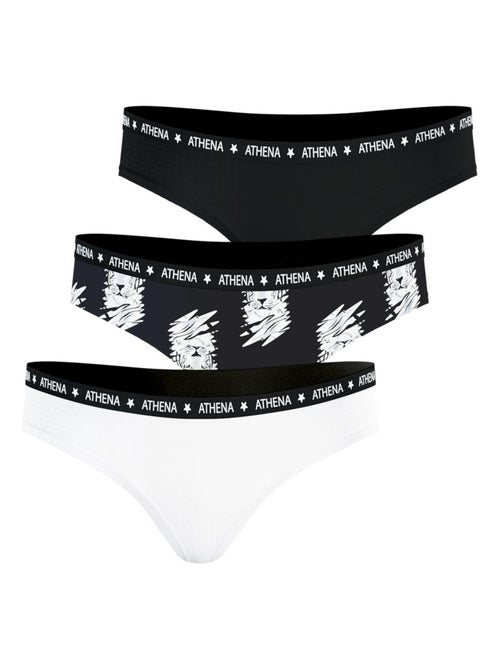 Lot de 3 slips fille Ecopack Girl Mode Athena Fille - Kiabi
