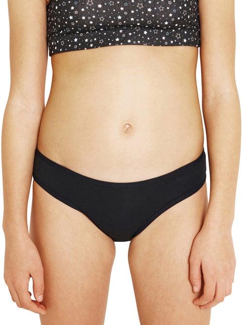 Lot de 3 slips fille Ecopack Mode Athena - Kiabi Lot de 3 slips fille Ecopack Mode Athena - Kiabi