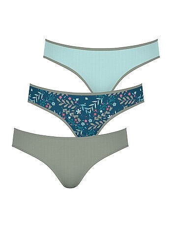 Lot de 3 slips fille Ecopack Mode Athena