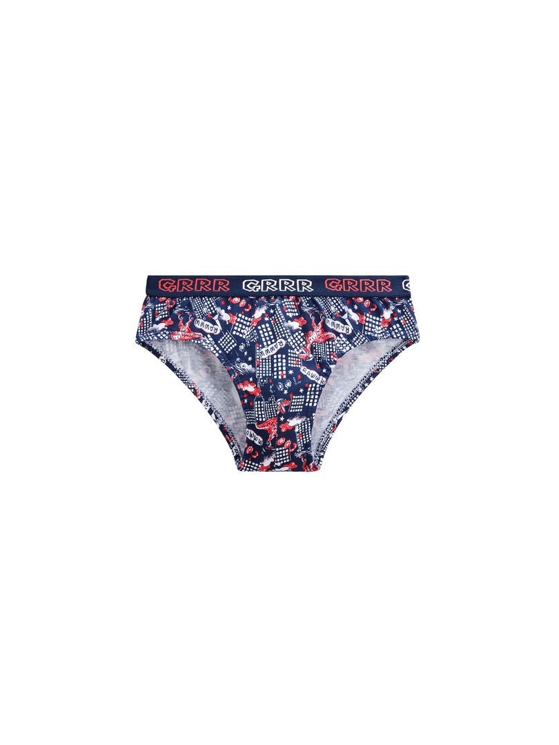 Lot De 3 Slips Enfant Petit Bateau - Coton Souple, Imprimé Voitures Et Rayures