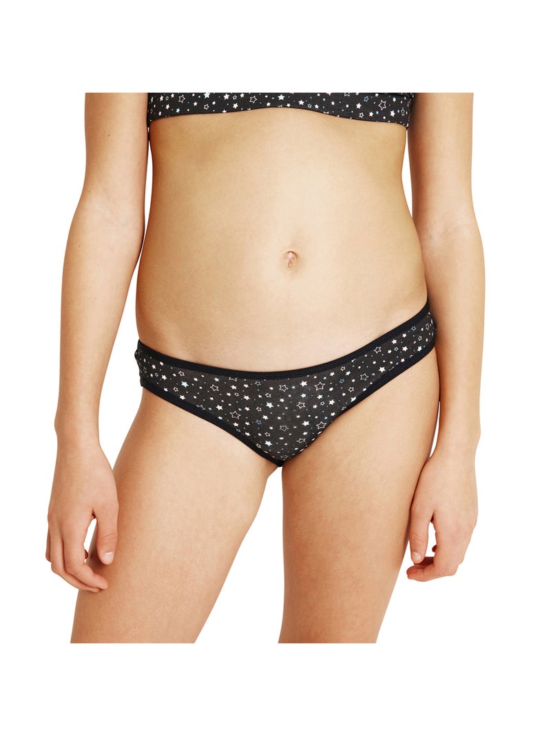 Lot de 3 slips Girl Mode by Athena Fille Blanc - Kiabi