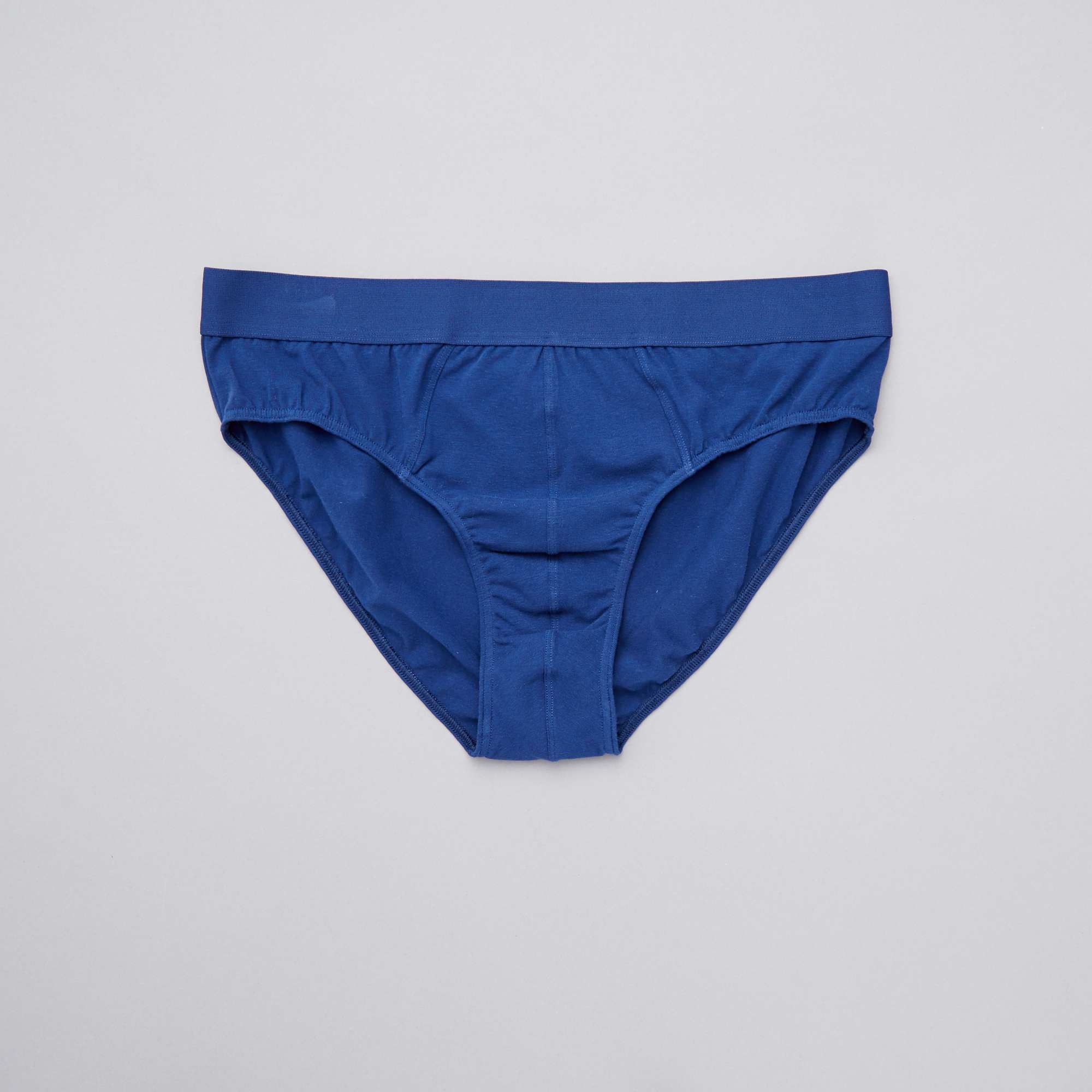 Lot de 3 slips grande taille coton bio Grande taille homme noir