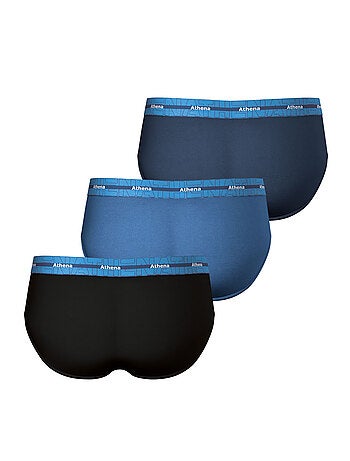Lot de 3 slips homme 720 Stretch Coton Athena