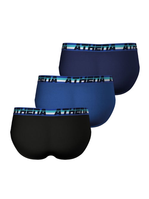 Lot de 3 slips homme 720 Stretch Coton Athena - Kiabi
