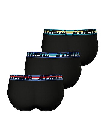 Lot de 3 slips homme 720 Stretch Coton Athena