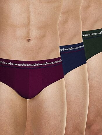 Lot de 3 slips homme Business