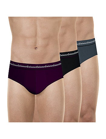 Lot de 3 slips homme Business Eminence