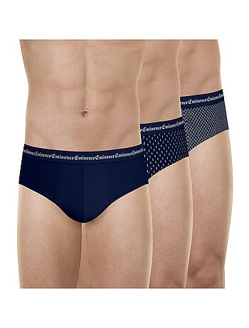Lot de 3 slips homme business print eminence