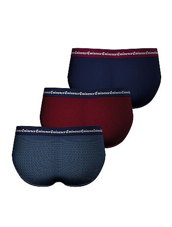 Lot de 3 slips homme Business Print Eminence