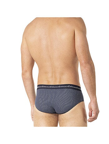 Lot de 3 slips homme Business Print Eminence