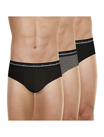 Lot de 3 slips homme Business Print Eminence
