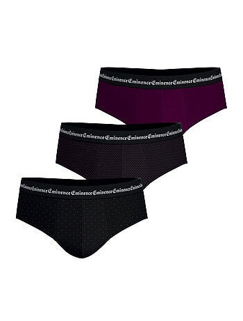 Lot de 3 slips homme Business Print Eminence