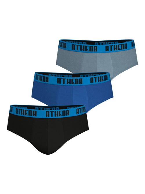 Lot de 3 slips homme Ecopack Athena - Kiabi