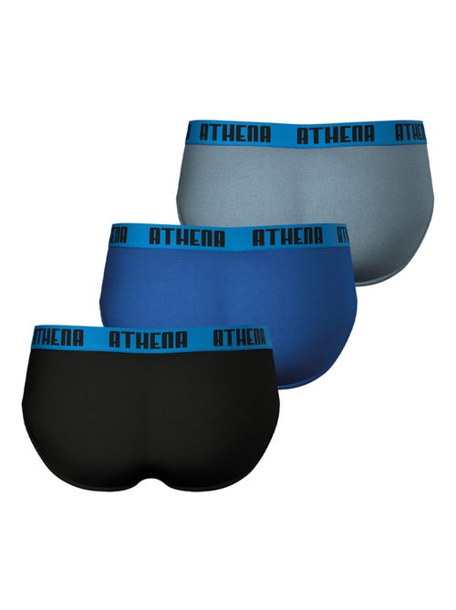 Lot de 3 slips homme Ecopack Athena - Kiabi