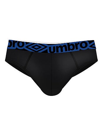 Lot de 3 slips homme en coton ceinture bleue Diamon Umbro