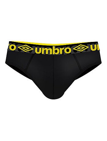 Lot de 3 slips homme en coton ceinture colorée Bak Umbro