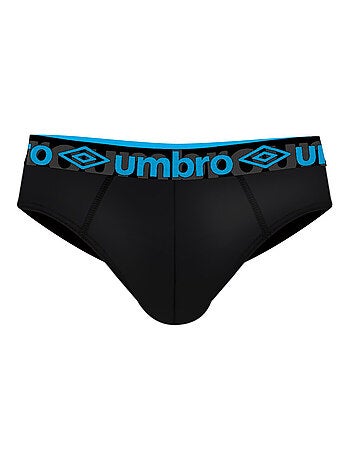 Lot de 3 slips homme en coton ceinture colorée Bak Umbro