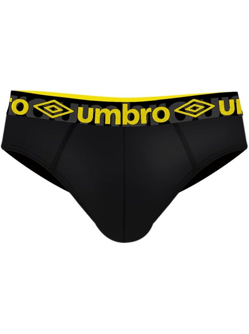 Lot de 3 slips homme en coton ceinture colorée  Bak Umbro - Kiabi