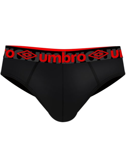 Lot de 3 slips homme en coton ceinture colorée  Bak Umbro - Kiabi