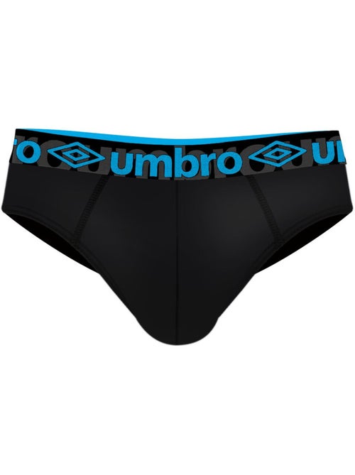 Lot de 3 slips homme en coton ceinture colorée  Bak Umbro - Kiabi