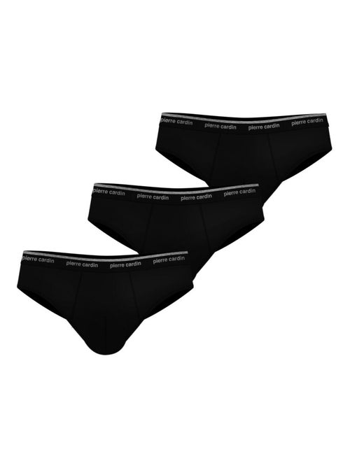 Lot de 3 slips homme en coton Claudio Pierre Cardin - Kiabi