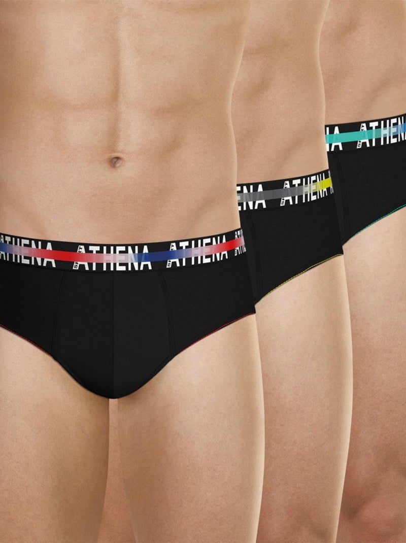 Lot de 3 slips homme Endurance 24h Noir - Kiabi