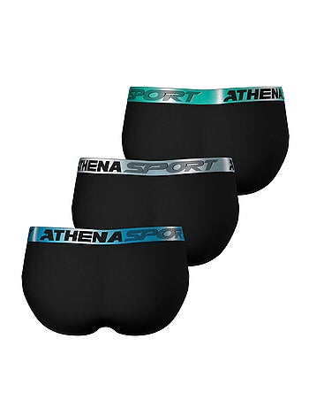 Lot de 3 slips homme Odor Control Athena