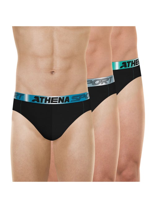 Lot de 3 slips homme Odor Control Athena - Kiabi