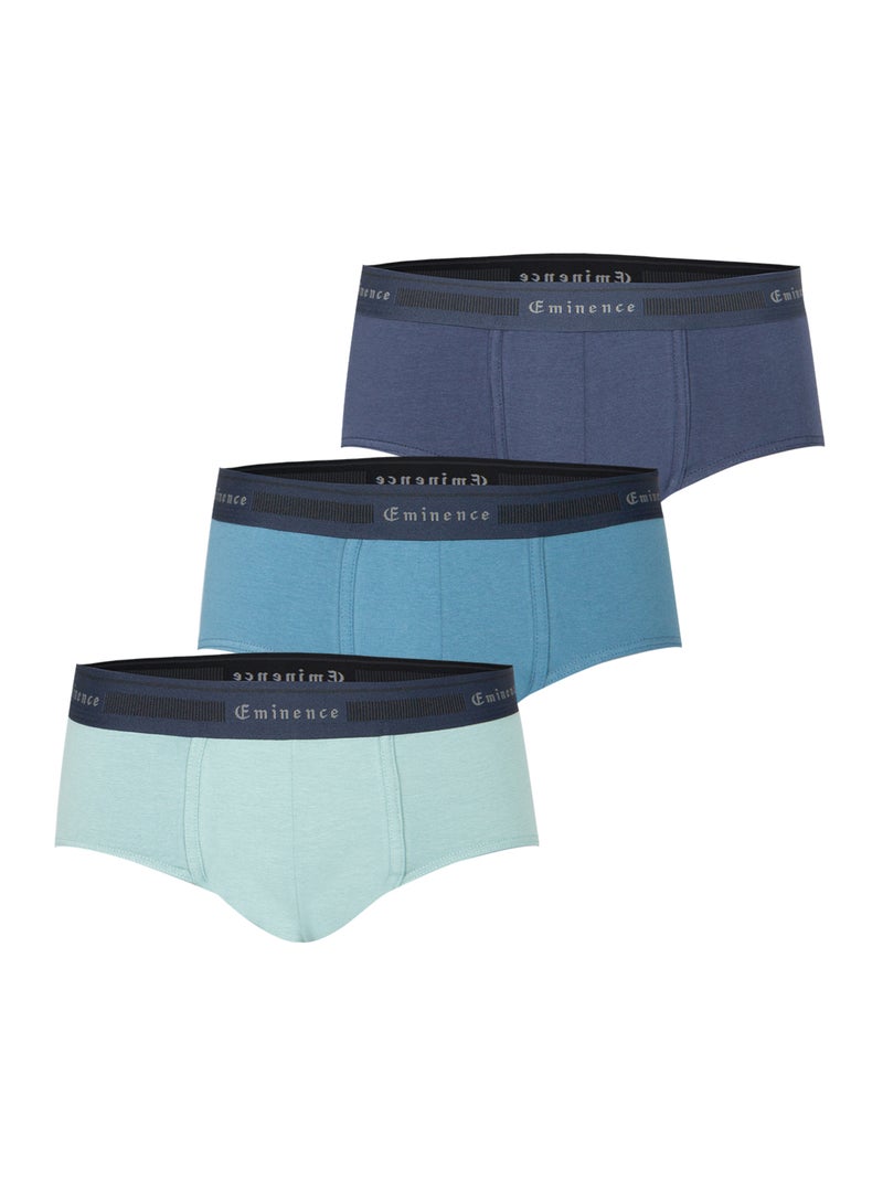 Lot de 3 slips homme Tailor Eminence Bleu - Kiabi