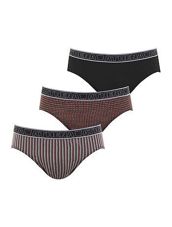 Lot de 3 slips homme Tonic Athena
