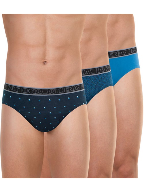 Lot de 3 slips homme Tonic Athena - Kiabi